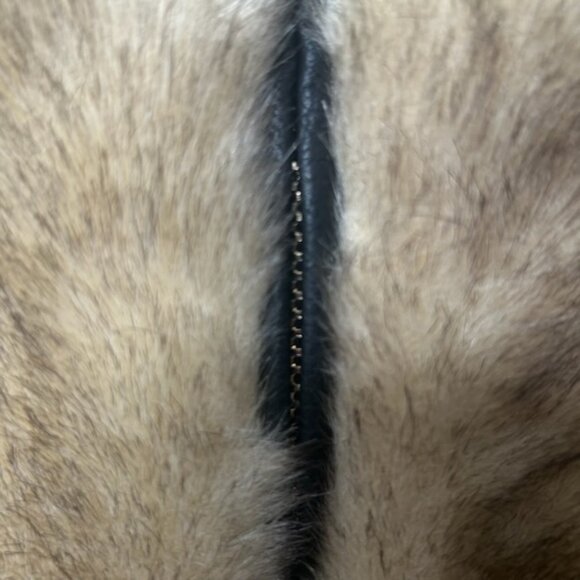 NWOT Zara Luxurious Fall Winter Faux Fur Blond Mink Jacket Coat - Picture 13 of 16